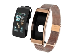 Reloj inteligente K50 de 1.08 pulgadas con correa de acero y auriculares extraíbles, resistencia al agua IP67 y compatible con llamadas Bluetooth. Ly Ebike