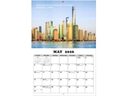 Calendario De Pared 2026 - 28 | 5 X 42 Cm - Calendario De Pared