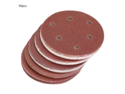 50 Discos De Lijado Redondos De 125 Mm Con Grano 40-800 Para Muebles, Metalurgia Y Automoción.