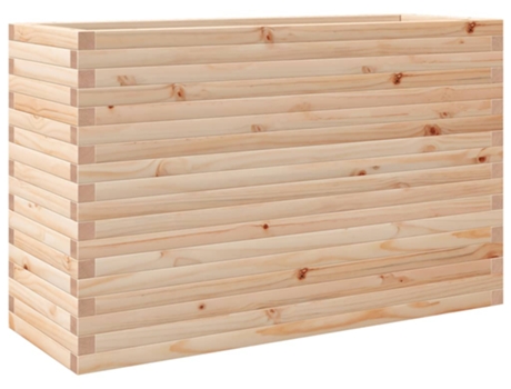 Jardinera VIDAXL Marrón Madera (110x40x68.5 cm)