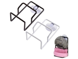 Soporte Para Esponjas De Cocina Con 2 Piezas, Montaje Con Ventosa, Resistente A La Corrosión Y Práctico Para Usar En El Fregadero.