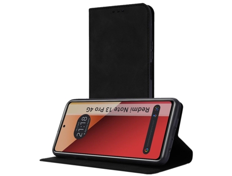 Estuche para Xiaomi Redmi Note 13 Pro 4G TUMUNDOSMARTPHONE Negro
