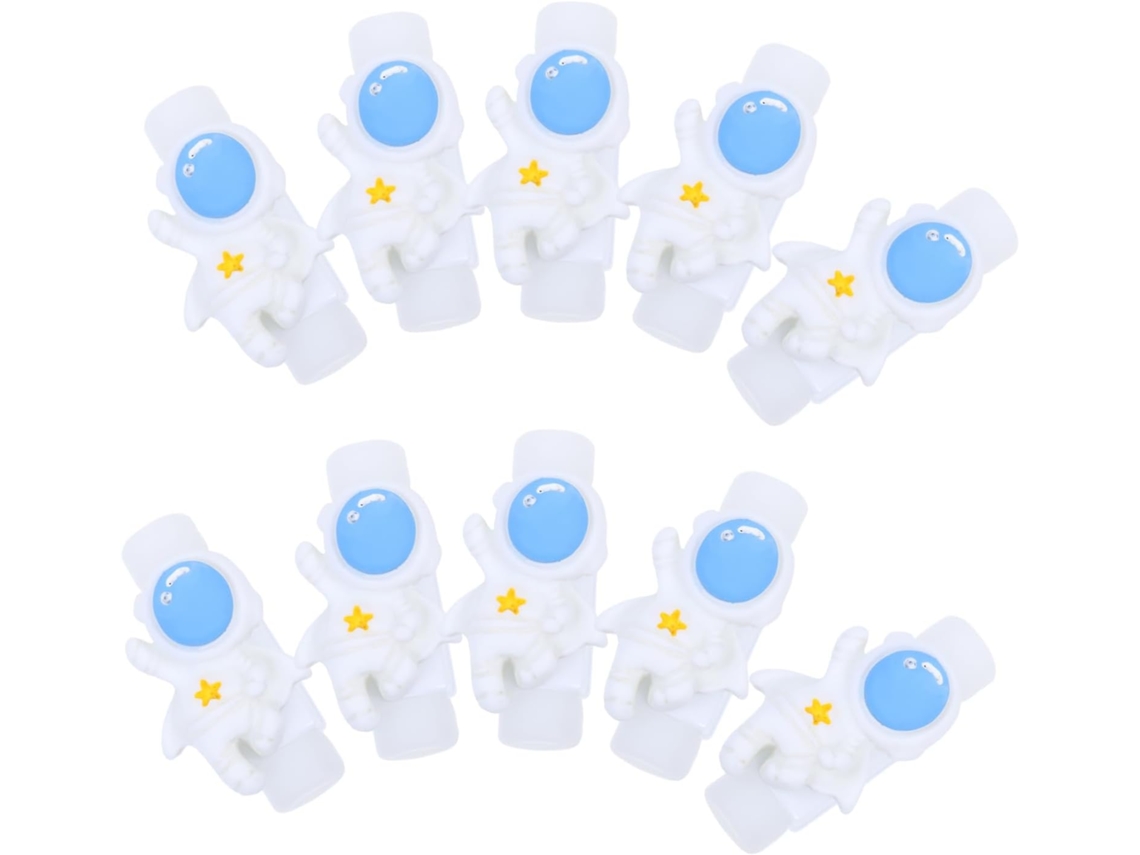 40 Piezas De Adorables Cables Usb De Astronauta Para Cables Electrónicos Compatibles