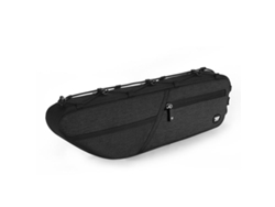 Bolso bandolera para bicicletas, para guardar equipamiento y accesorios. (negro)