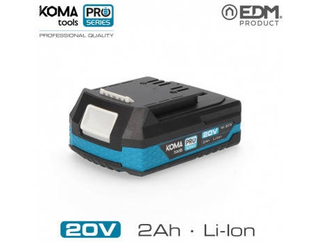 Batería Litio 20V 2.0Ah Batería KOMA TOOLS Serie Edm