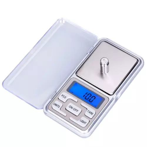 Báscula Electrónica Digital De Bolsillo Con Pantalla Lcd Retroiluminada, Ideal Para Alimentos Y Joyas. Precisión De 300 G/0,01 G. CHRUI