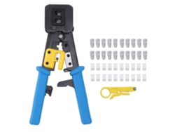Kit De Herramientas De Crimpado Ethernet Rj45 Rj12 Rj11 Con Pelacables De Red
