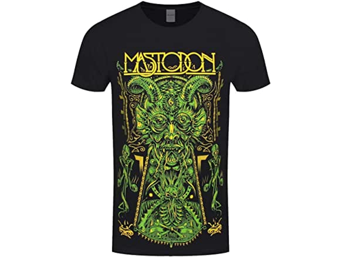 Camiseta ROCK OFF Mastodon - Devil In Black Negro (Talla: M)