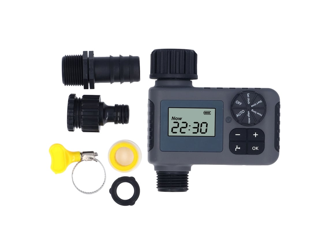 Temporizador De Riego Automático Con Aspersor, Protección Ip55 Contra El Agua Para Jardín, Piscina Y Maceta.