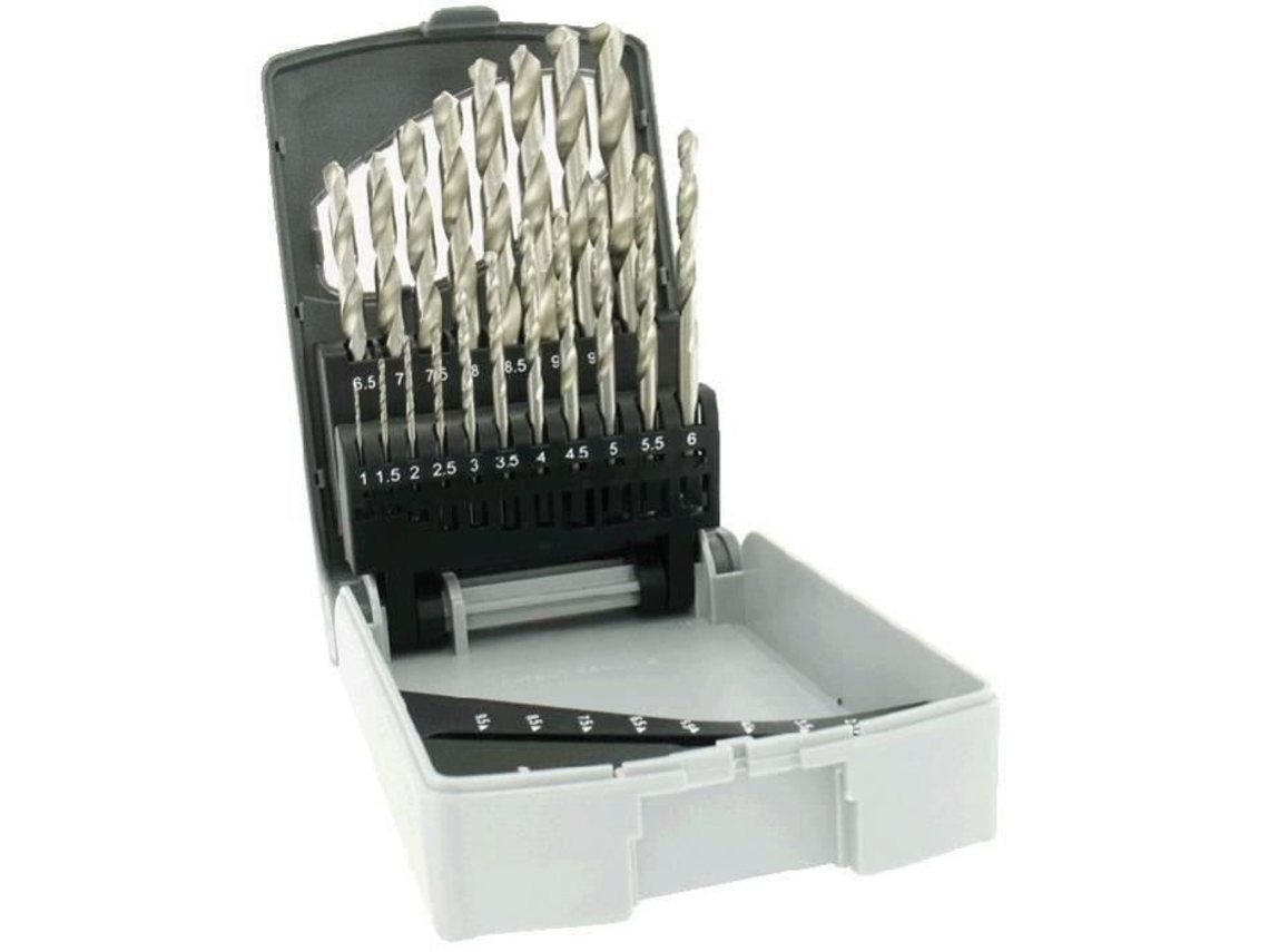 Brocas Para Metal Rectificadas En Hss Tivoly Caja Con 19 Brocas Autocentrantes Y Económicas