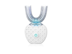 Escova De Dentes Elétrica Sônica Automática 360 Graus Tipo U Com 4 Modos De Escovação, Carregamento Usb, Clareamento Dental E Luz Azul.