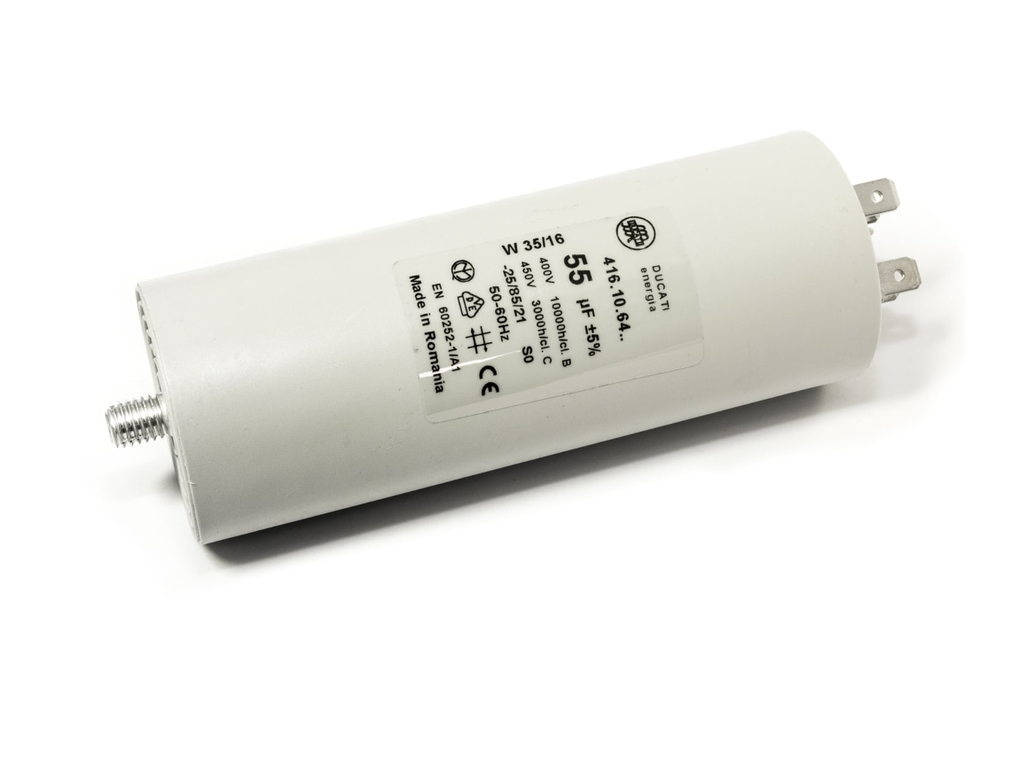 Condensador 55µf - Ducati Para Lavadora Cap736un