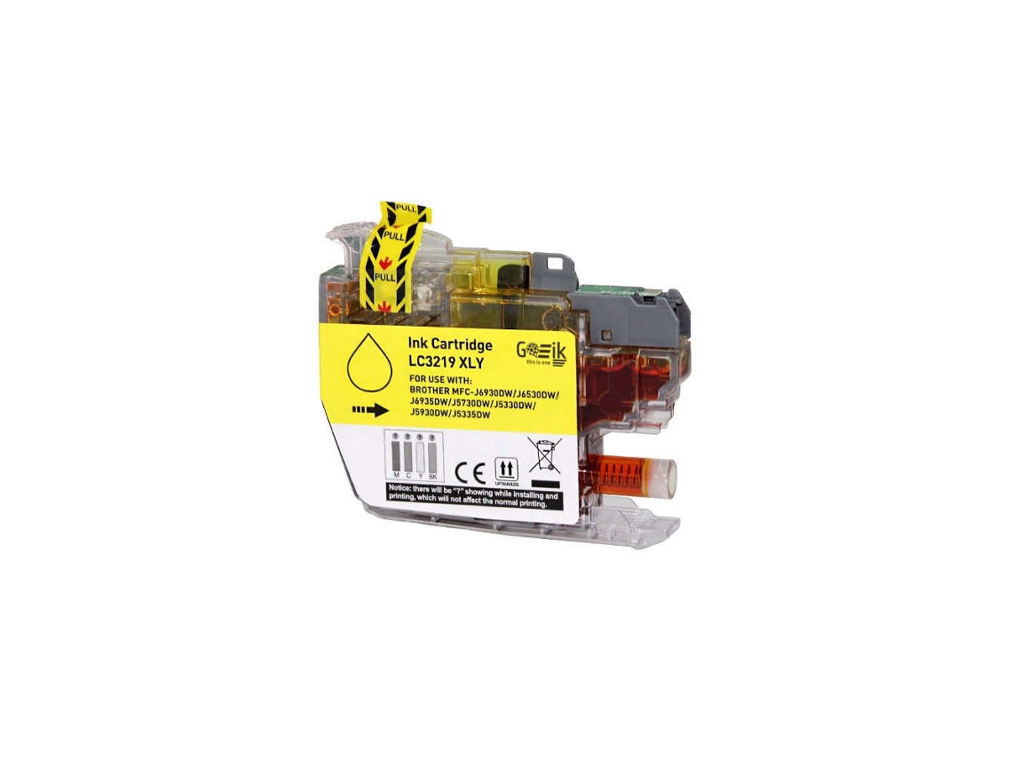 Cartucho de tinta Brother LC3219XL Amarillo - Compatible - GOEIK