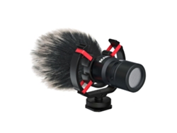 Mini micrófono para iPhone, teléfono y cámara DSLR - Micrófono de grabación de 3,5 mm para cámara