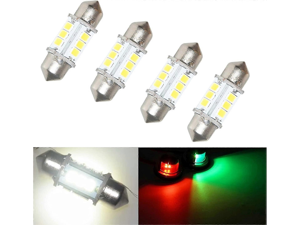 Rebe-bombilla Led De Reemplazo Para Barcos 12v 32mm Super Brillante Para Luces De Navegación Anclaje Interior Exterior