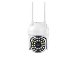 Cámara De Seguridad Para Exteriores Con Rotación De 360°, Visión Nocturna Y Resistente Al Agua*.