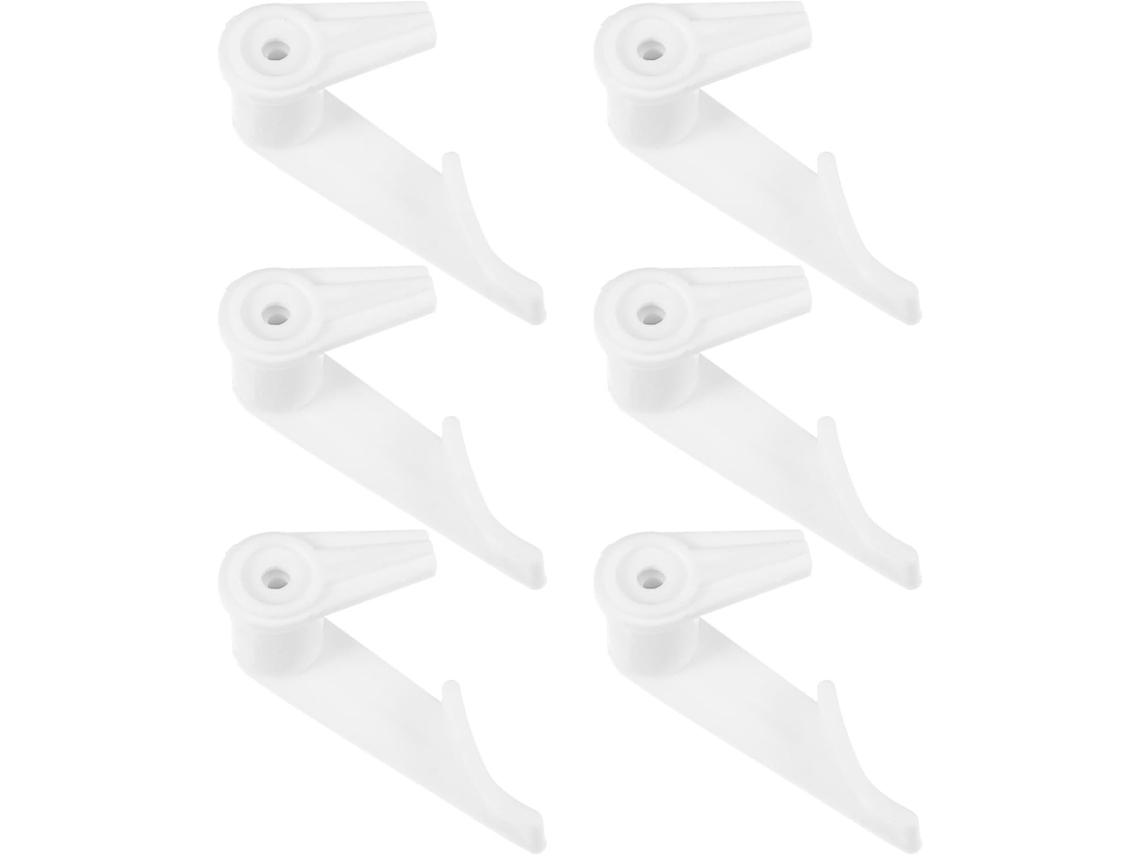 Juego de 50 clips para luces LED de techo, soportes de fijación de plástico para lámparas, Gokoco