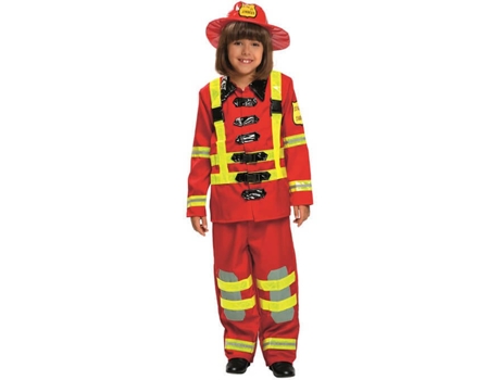 Disfraz de Niño DISFRAZZES Bombero Rojo (Talla: 10 a 12 años)