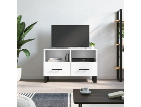 Mueble De Tv VIDAXL Blanco Madera contrachapada (80x36x50 cm )