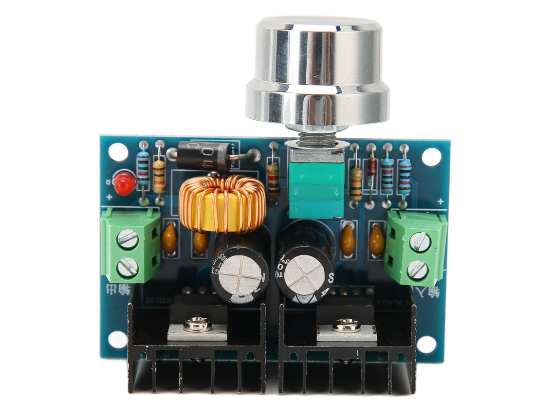 Regulador De Tensão Dc Módulo Buck De Alta Potência 8a 200w Com Modulação Pwm Plástico