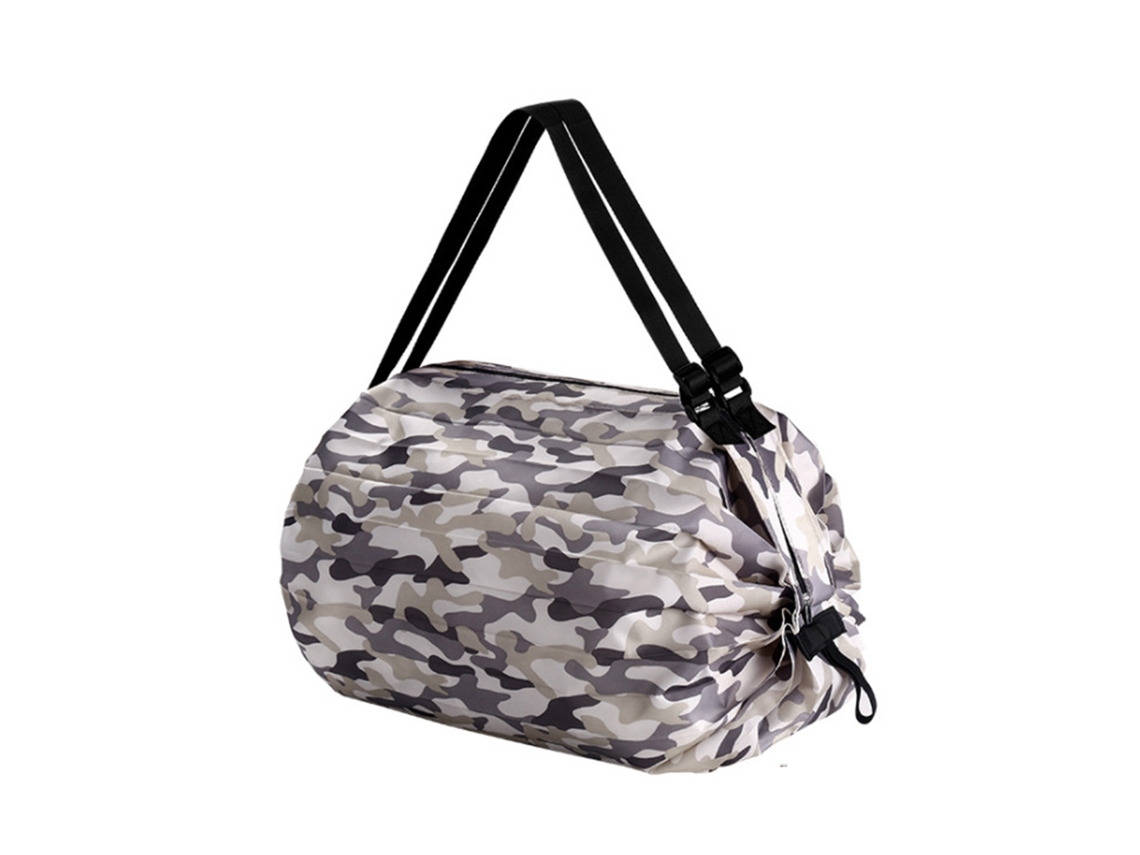 Bolsa de compras reutilizable y plegable de tela Oxford de alta capacidad