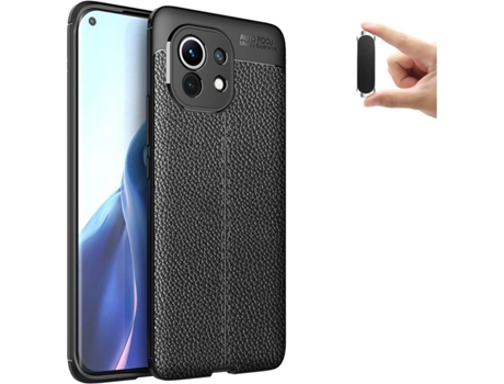 Carcasa y Soporte Xiaomi Mi 11 Rugged Leather Negro