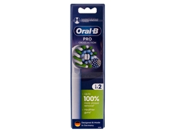 Oral B Eb50rx 2 puntas de acción cruzada 2 piezas Braun