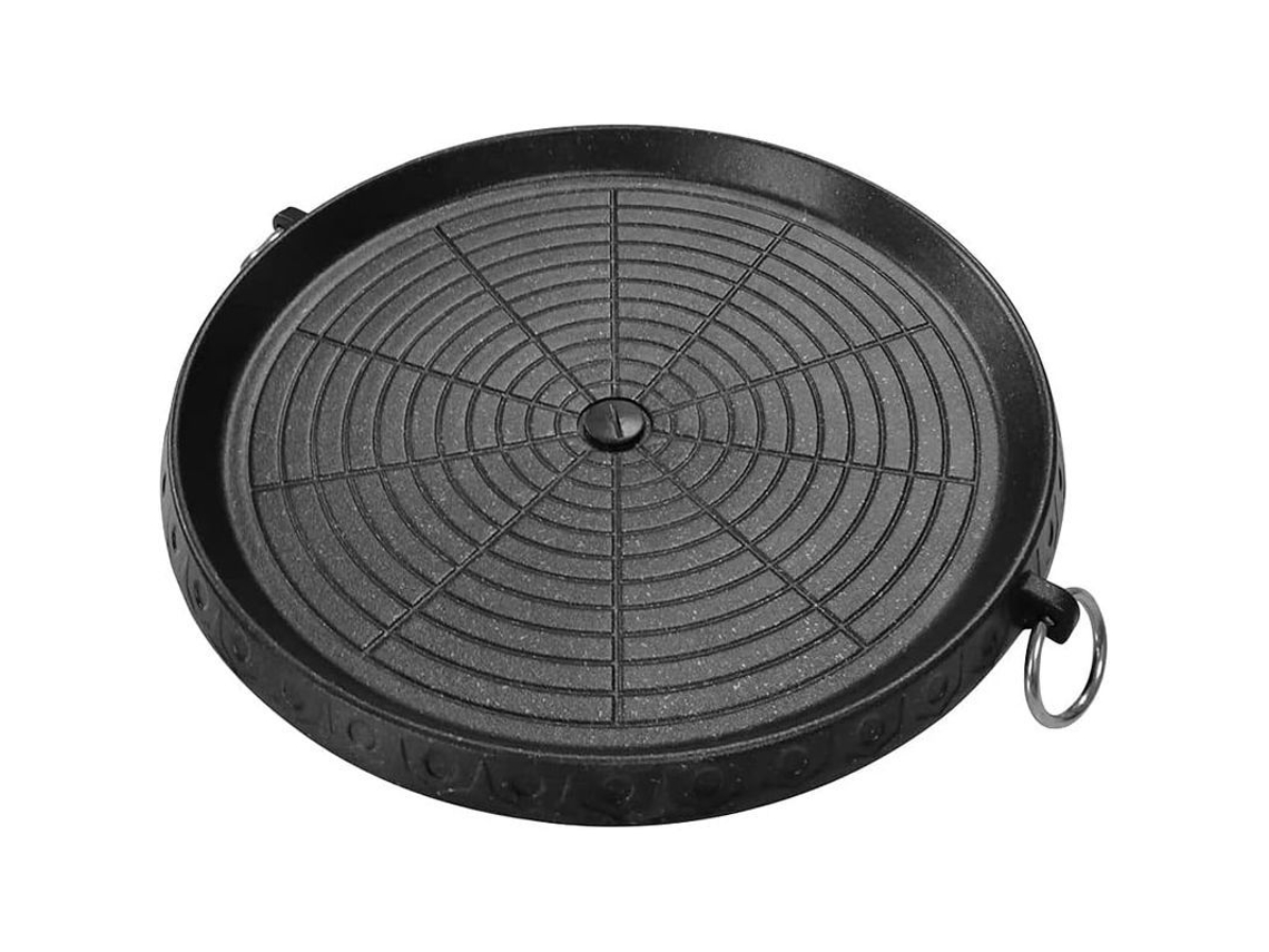 Sartén coreana para barbacoa con revestimiento antiadherente Maifan para hornear en interiores y exteriores.