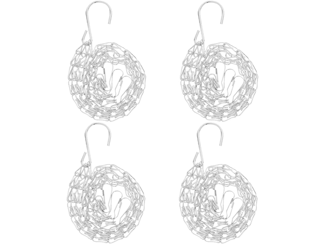 Cadena Para Colgar Macetas De Exterior, Blanca, 1,4 Mm, Paquete De 40 Unidades (4 Piezas)