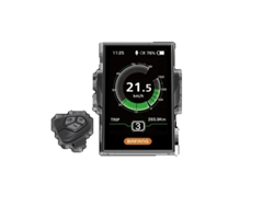Pantalla Bafang DP C18 compatible con motores de accionamiento central Bafang. Admite 36 V, 48 V y 52 V.
