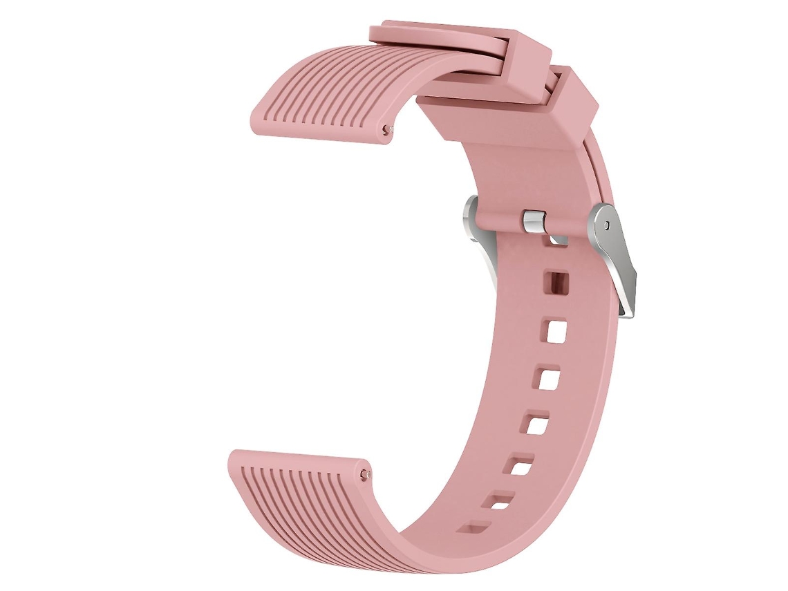 Correa de silicona texturizada a rayas de 20 mm para relojes inteligentes Garmin Move Luxe/Move Style/Move 3/Move Venu Ly Ebike