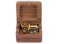 Caja de música de madera grabada - Regalo romántico