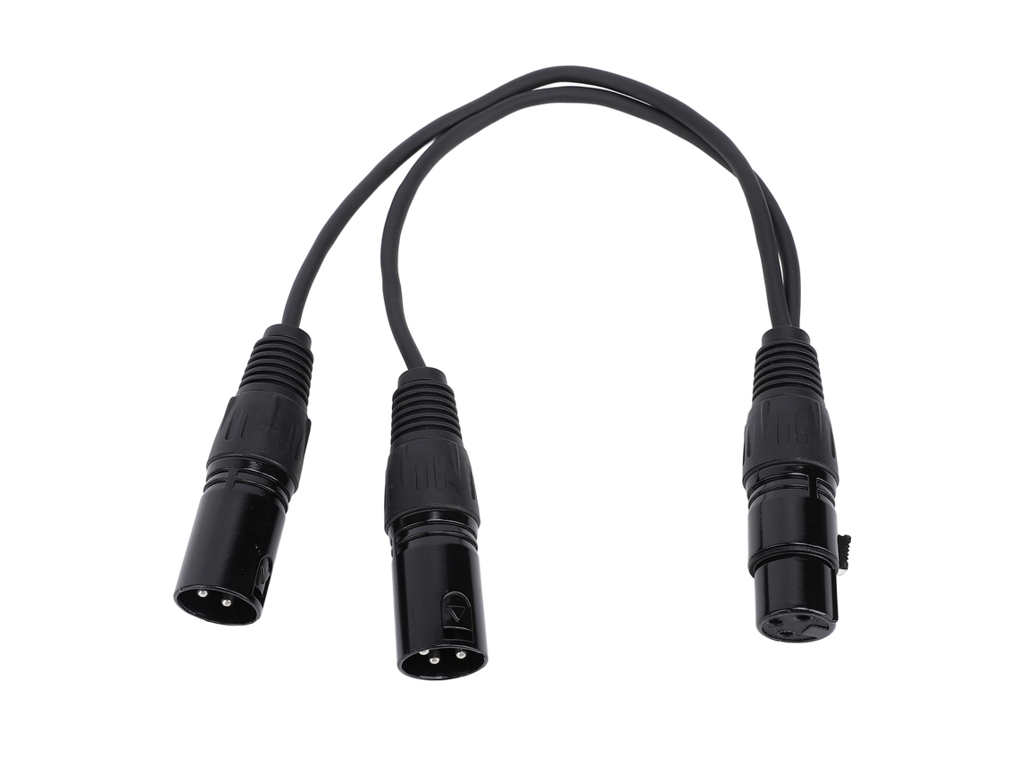 Cable Divisor En Y Xlr De 3 Pines Hembra A Duo Macho, Conexión De Micrófono Balanceada, 0,3 M