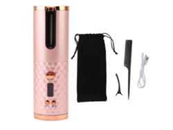 Rizador De Pelo Automático Inalámbrico Con Batería Recargable Por Usb, Pantalla Digital Y Batería Portátil De 5000 Mah.