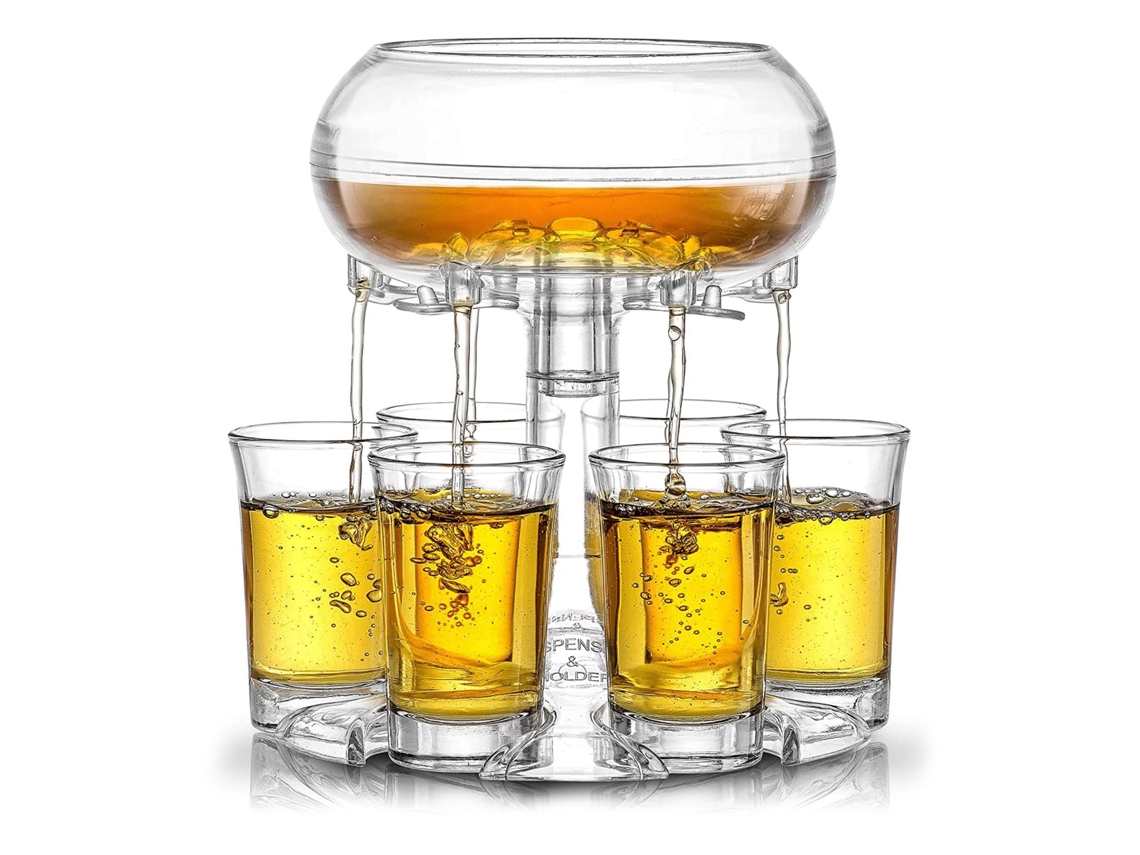 Vaso de vidrio transparente de 600 ml con forma de vaca y pajita, ideal para agua