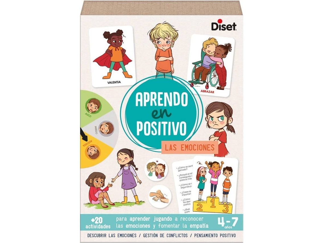 Juego Educativo DISET Aprende En Positivo - Las Emociones (Edad Mínima: 4)