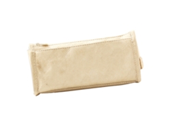 Estuche Grande Para Lápices Estudiantil De Hdpe Papel Bolsa De Almacenamiento Invertido Trapecio Blanco