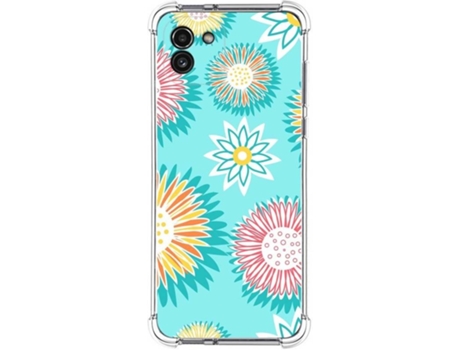 Carcasa para Samsung Galaxy A03 TUMUNDOSMARTPHONE Dibujos Antigolpes Flores 05 Multicolor