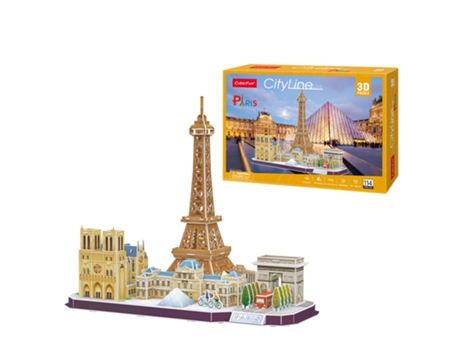 Puzzle 3D Torre Eiffel Paris (8 años - 114 piezas)