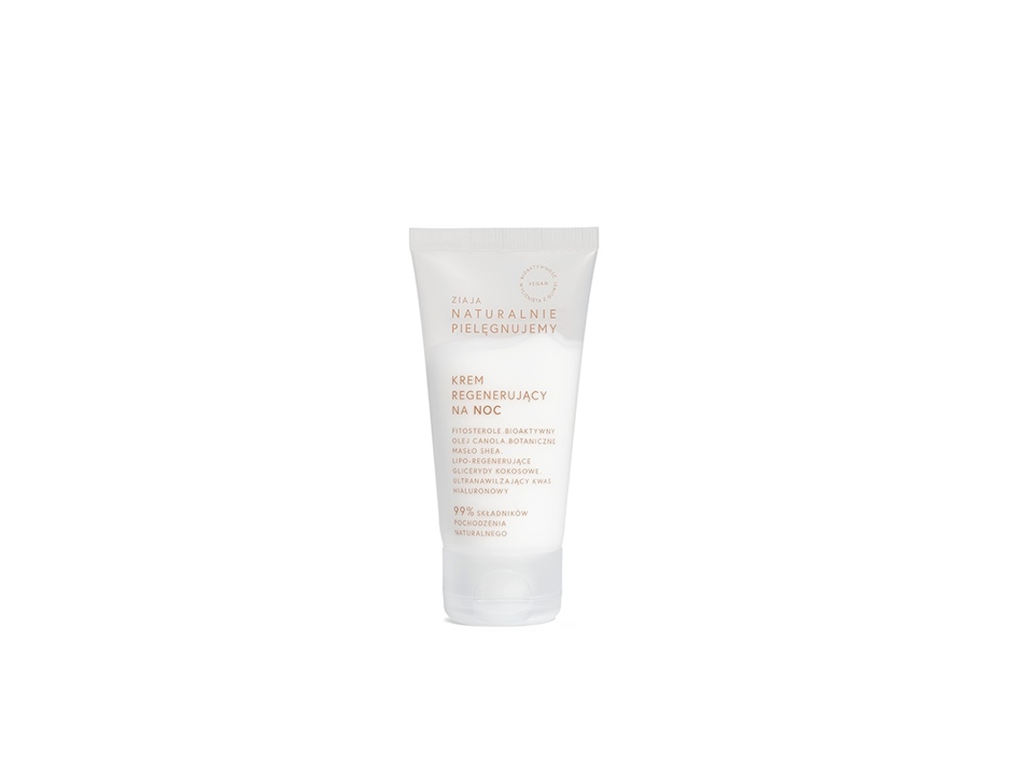 Ziaja Crema Regeneradora De Noche Naturalmente Nutritiva, 50 Ml