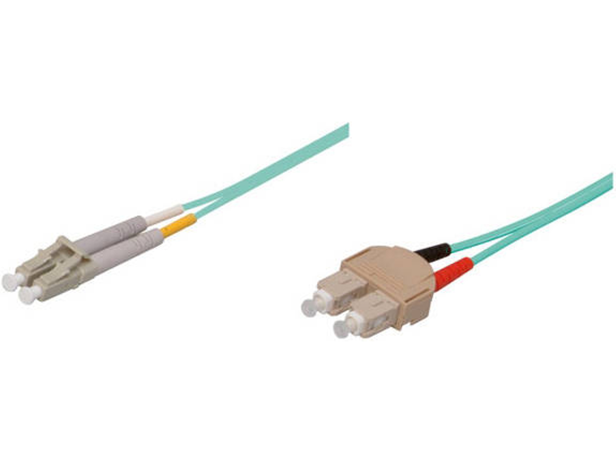 Cable de Fibra Óptica ALCASA (50 cm - Azul)
