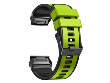 Correa de Silicona liberación rápida dos colores para Garmin Tactix 7 Pro/Tactix Delta - cal/negro