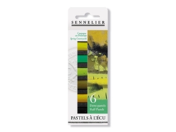 Estuche de pasteles - 6 medios pasteles - Spring Country