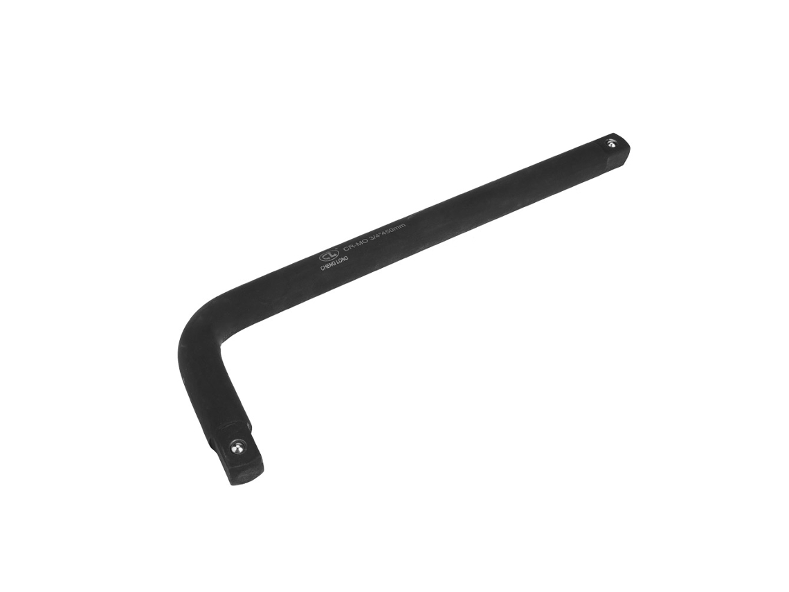 Llave De Tubo Curva Con Mango En L 3/4" Barra Rompedora Acero Resistente (02)