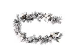 Guirnalda flocada blanca natural de 2 m - FEERIC LIGHTS & CHRISTMAS