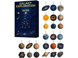 Calendário Do Advento Espacial 2025, Pingente Planeta 2d, Lembrancinha De 24 Dias, Do De Natal, De Acrílico,