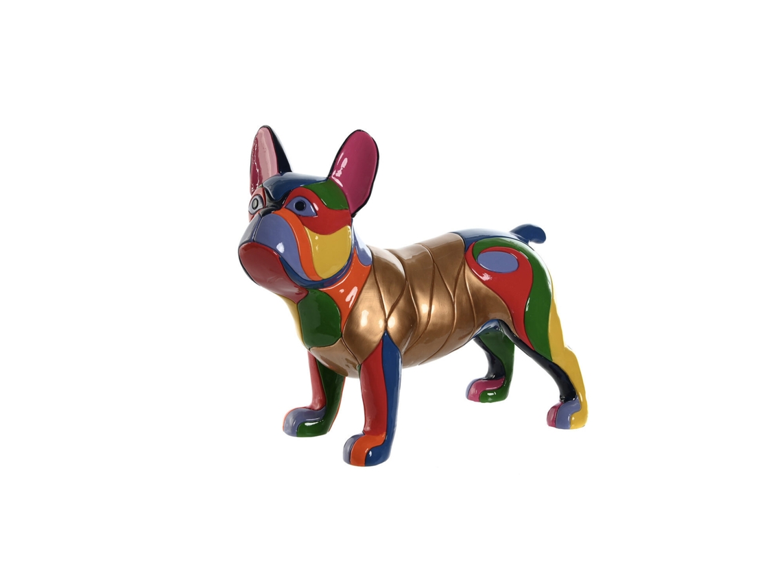 Estatueta de Cachorro em Resina Multicolorida, 44 X 19 X 35,5 Cm ALEXANDRA HOUSE LIVING