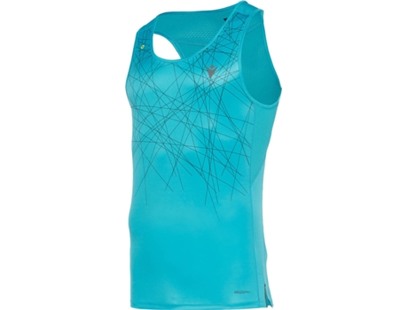 Camiseta para Hombre MACRON Scotty Azul para Running (XXL)