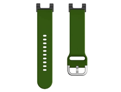 Correa de Silicona 22mm con hebilla cuadrada para Huami Amazfit T-Rex/T-Rex Pro/Ares - verde intenso