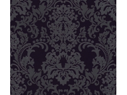 Papel de Pared A.S. CRÉATION (53 cm x 10,05 m - Tejido - Negro)